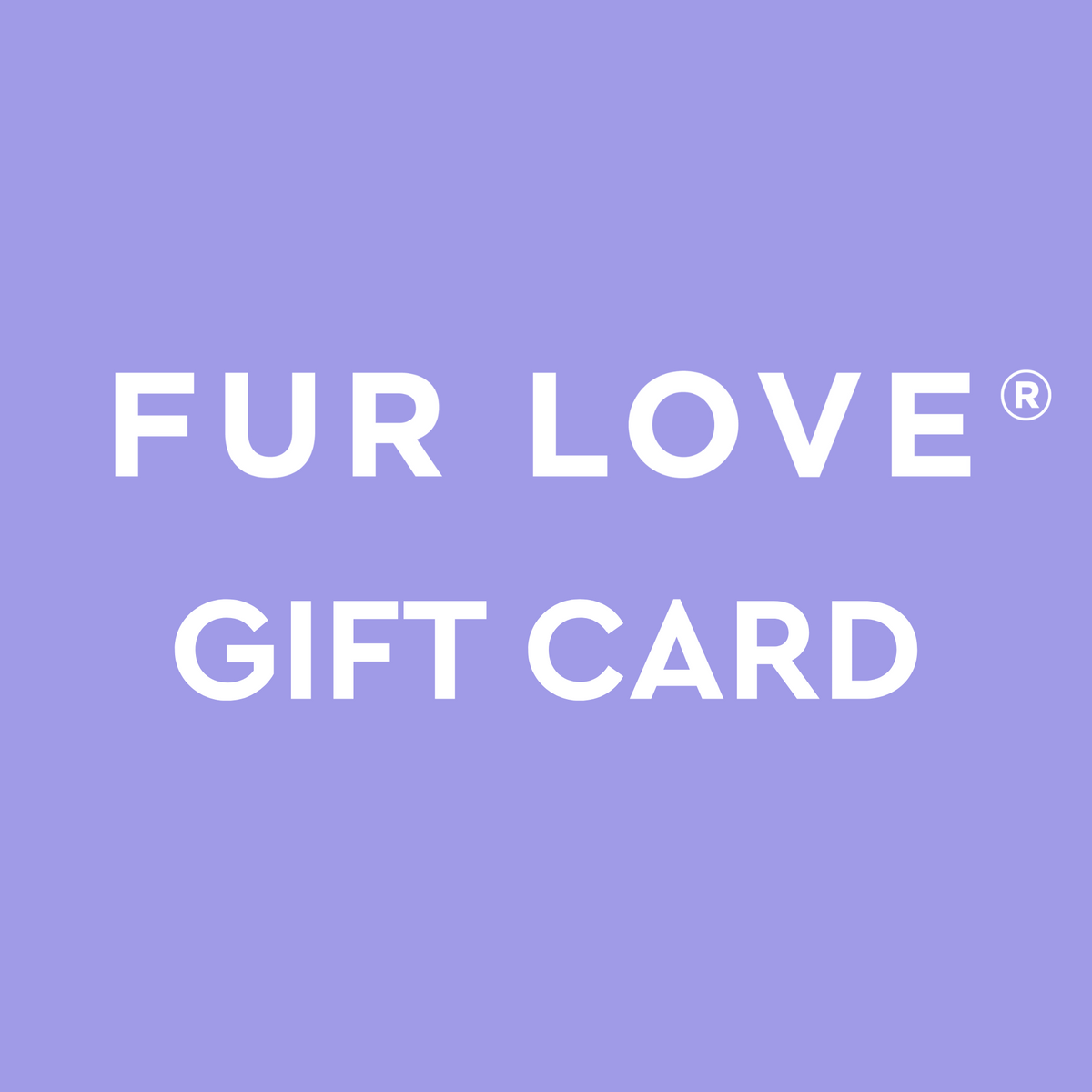 The Fur Love gift card