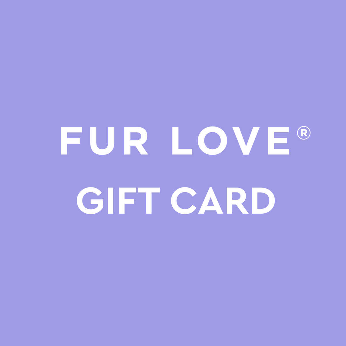 The Fur Love gift card
